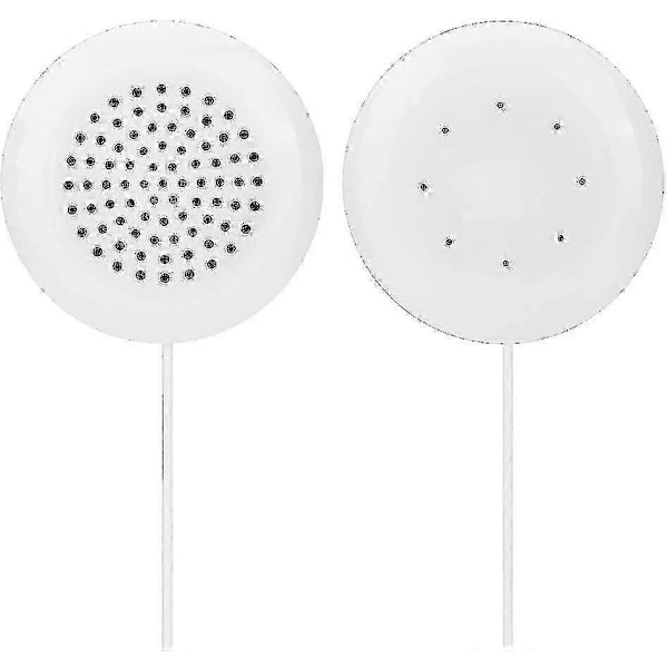Garsent Mini Bærbar Høyttaler, 3,5 mm HiFi Minihøyttaler Med Jackplugg Reise Stereo Lydhøyttaler For MP3, MP4, CD-spiller, Mobiltelefon (hvit)