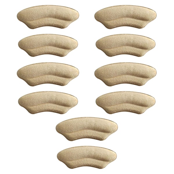 5 par hälgrepp dynor mjuk svamp fotdämpning högklackade inlägg beige
