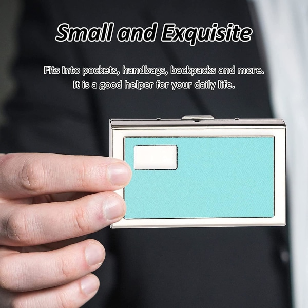 Crday 6 Slots Rfid Mini kreditkortshållare. Plånböcker för identitetsstöld. Rfid Slim Wallet Present