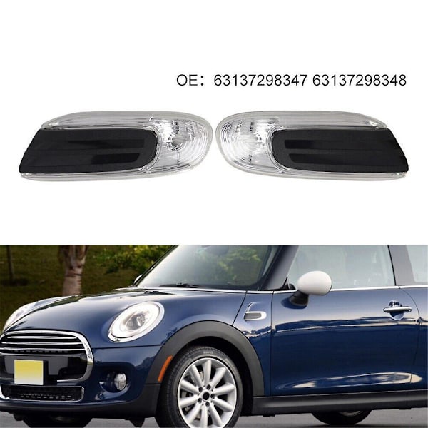 Venstre forreste LED blinklys 63137298347 til F55 F56 F57 2014-2020 sidemarkør indikatorlampe