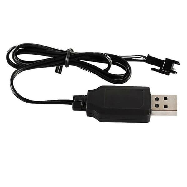 USB-laderkabel for 3.7V batterilader SM-2P Forward RC Bil Fly Erstatning