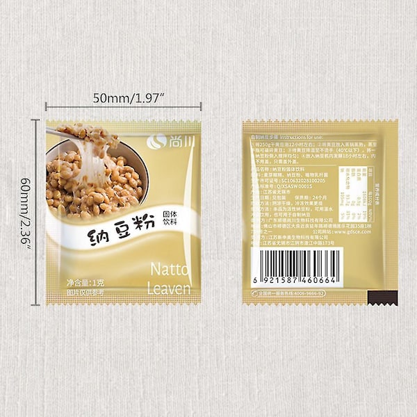 10 stk. Natto-starterkulturer til sundhed Bacillus Subtilis Lav hjemme Husholdning
