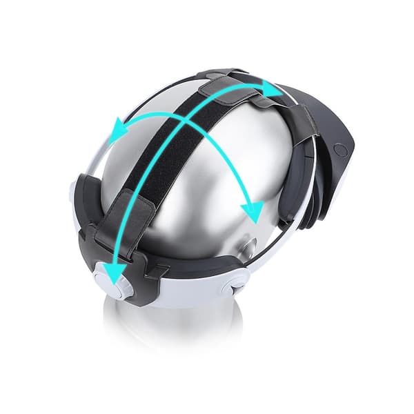 Justerbar hodestropp for PS VR2 Headset Hodebånd Reduserer Ansiktstrykk