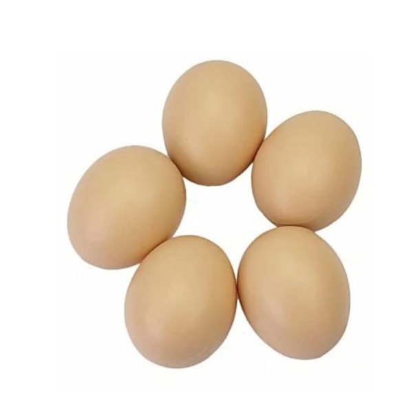 5 stk falske egg-- simuleringsegg