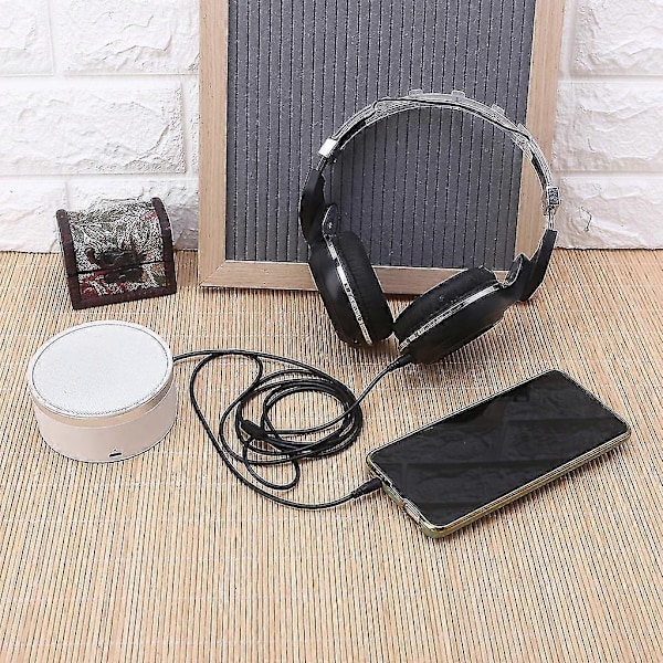 Hodetelefonadapterkabel, hann til 2 hann, lydsplitter 3,5 mm stereo jack