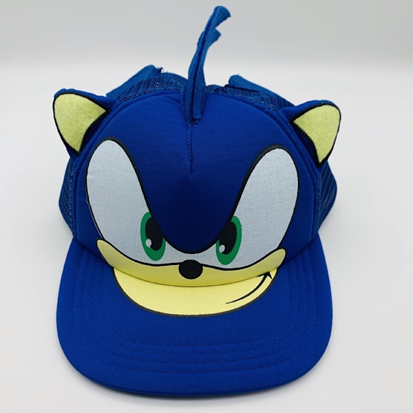 E Sonic Basebollkeps för Barn med 3D-Öron och Justerbar Snapback-Stängning, Sommar Solhatt