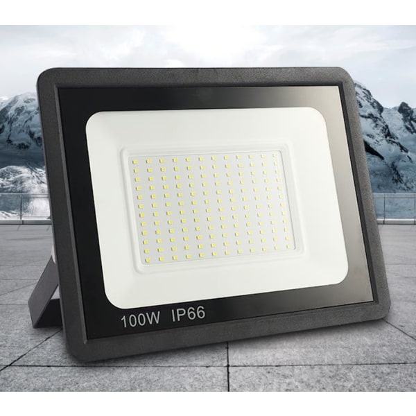 Ulkokäyttöön tarkoitettu LED-valaisin vedenpitävä valonkestävä valo-100W, 270*210mm, 1kpl