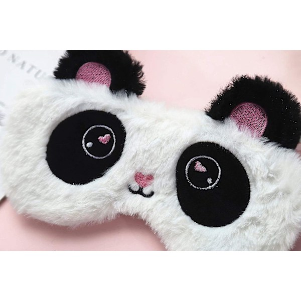 Panda Sovmask Sovmask Ögonmask För Sömn Siden Roliga Presenter Rolig Ögonlapp