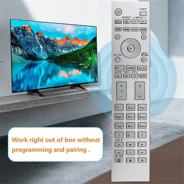 Udskiftning N2QAYA000144 Fjernbetjening til TV TX-65EZ950E TX-55EZ950E N2QAYB001253 TX-55HZ1000E TX-65HZ1000E TX-65HZ2000E