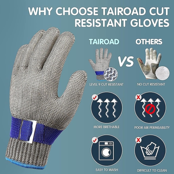 anti-cut metall handskar kapning och fällning motorsåg använder arbetarskydd handskydd