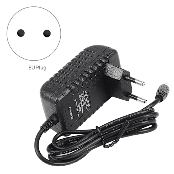 AC/DC 12V 2A 24W Strömförsörjningsadapter Transformator för 5050 3528 LED-remsa EU-kontakt