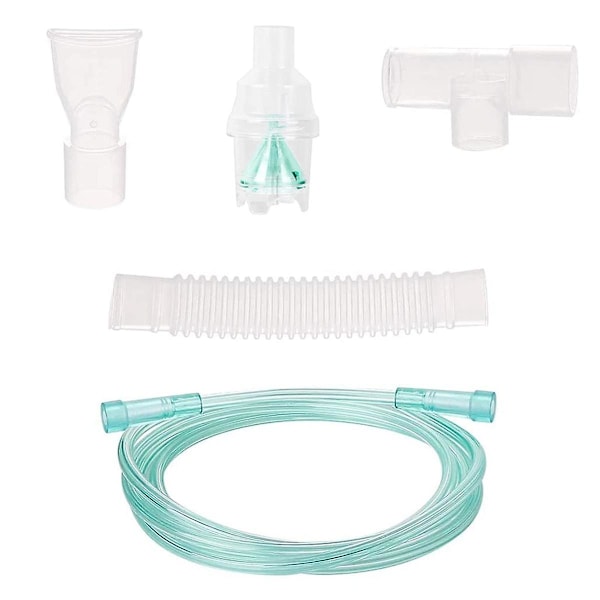 Nebulizer-ersättningskit, 3 kompletta set med slangar och munstycke för hemmabruk