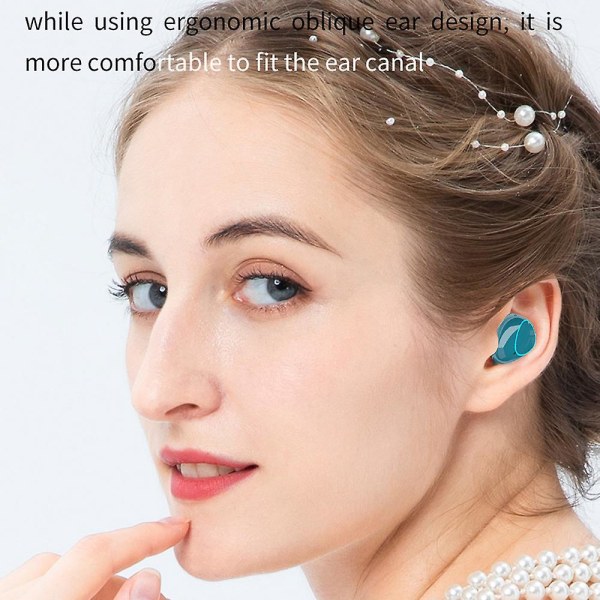 Trådløse øretelefoner, Bluetooth 5.1-hovedtelefoner med 2000 mah opladningsetui - til Ios/android