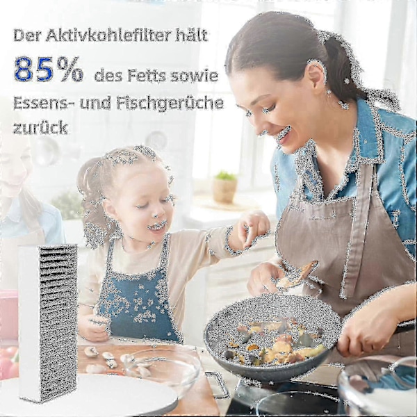 Nye Modeller 2024 4 stk. Aktiveret Kulfiltre Til Emhætte Siemens Hz9vrcr0 17004796 / Bosch Hez9vrcr0 17004805 / Neff Z821vr0 - GXCC