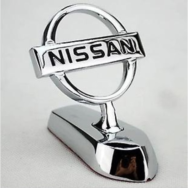 3d Metal Car Front Motorhjelm Badge-mærkat til Nissan Altima Sentra X-trail Rogue Maxima Altra 350z 370z Etc
