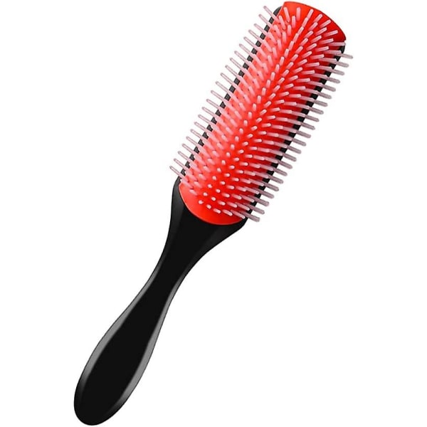 9-rads pute nylon bust hår børste for å skille forme definere krøller