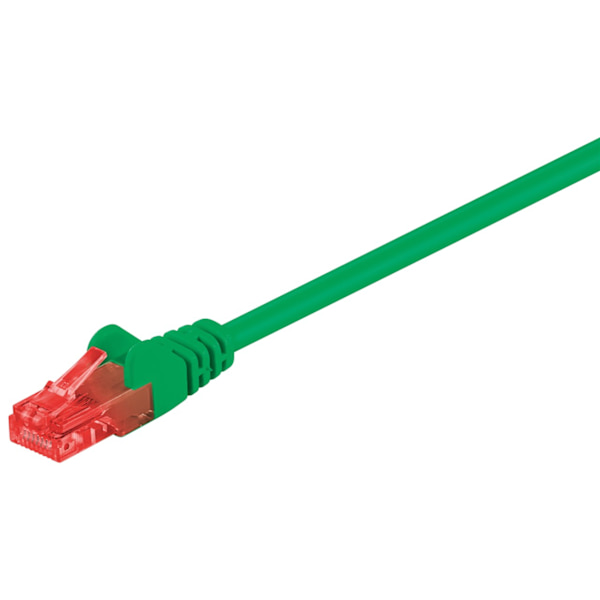 CAT 6 patch cable, U/UTP, Green