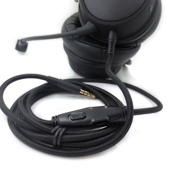 Huvudtelefonkabel Audiokabel för HyperX Cloud/Cloud för Alpha Gaming Headset