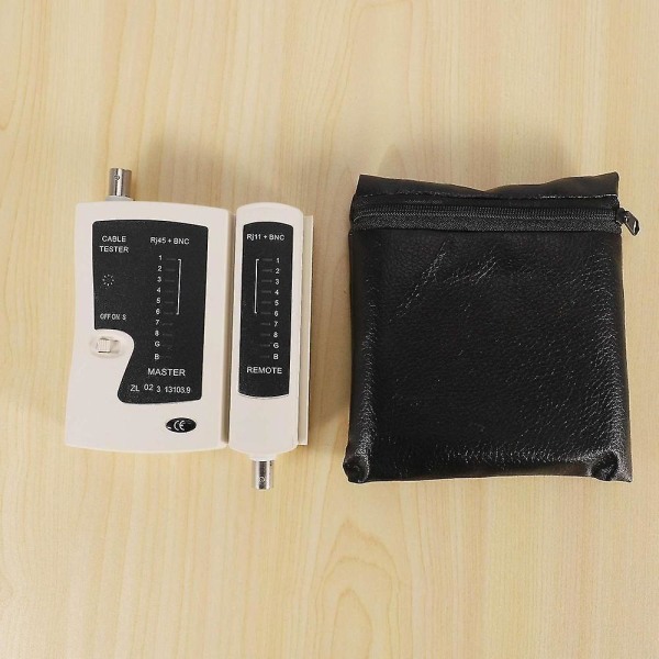 Nettverkskabel Ethernet Tester Lan Rj45 Bnc Testverktøy Koaksial Signal Lan Tester