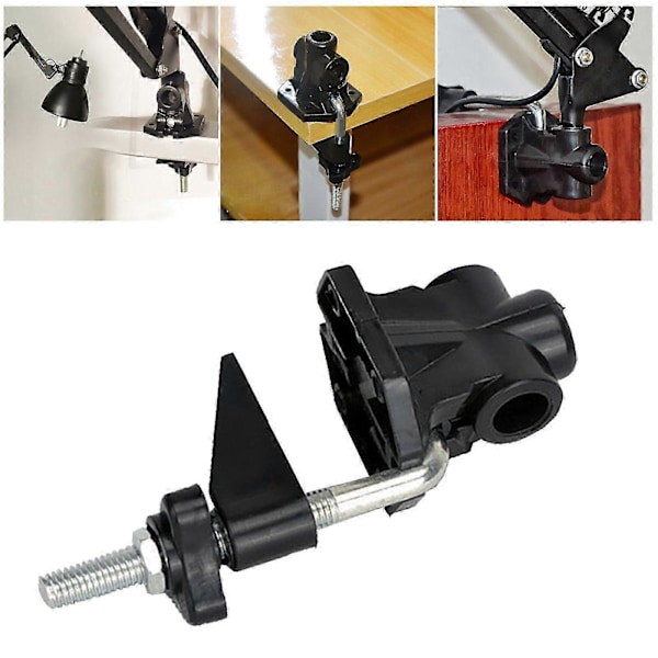 Justerbar Bordklemme Robust Metalholder til Bordlamper og Arbejdslamper - Alsidig Klemme til Mikrofonstativer og MereP20211224647