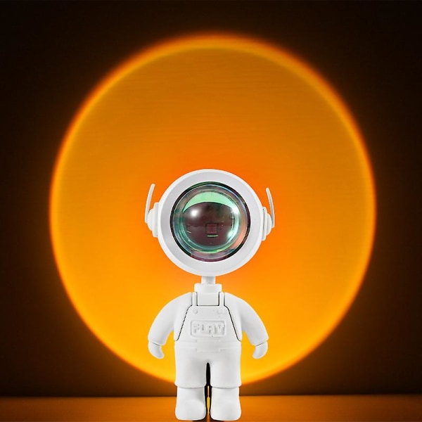 Solnedgangslys, Projektorlys, LED-lys 360 grader hvid