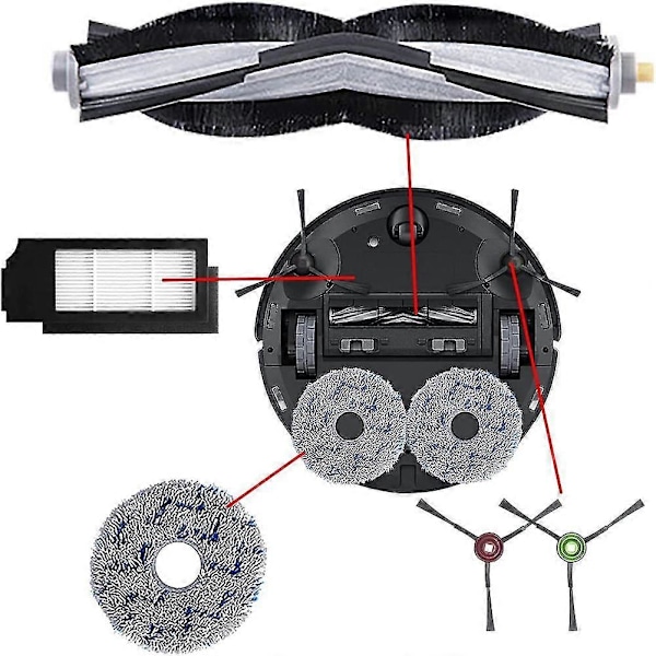 Ecovacs X1 Plus -robotti-imurin varaosat