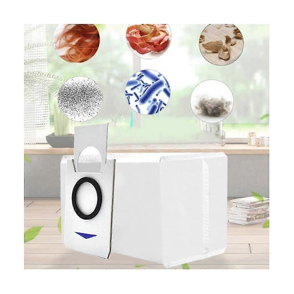 12 stk. støvsugerposer for Deebot X1/x1 Omni/t10 Turbo/t10 Omni/t20 Pro /t20 Omni/ T20 robotstøvsugerpose