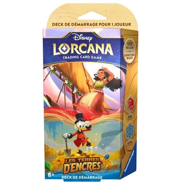 Deck Lorcana S3 startpaket - Moana och Scrooge - Lorcana - Kön: Blandat - Publiktyp: Barn