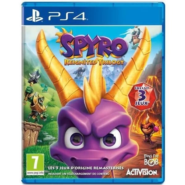 Spyro Reignited Trilogy PS4 Spil Vit