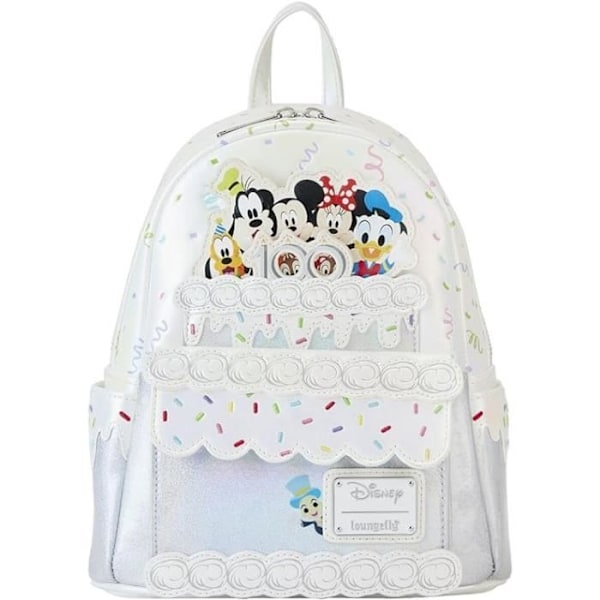 Rygsæk - LOUNGEFLY - Disney 100 - Polyurethan - 23x27x11 cm - Unisex