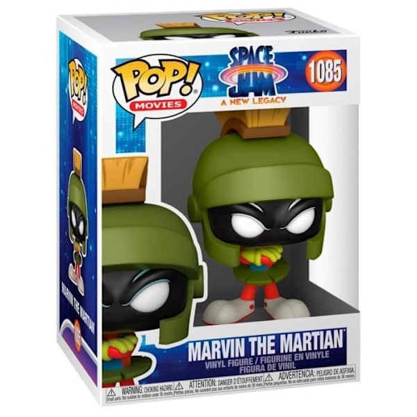 POP Space Jam 2 Marvin the Martian figur - - - Ocio Stock svart