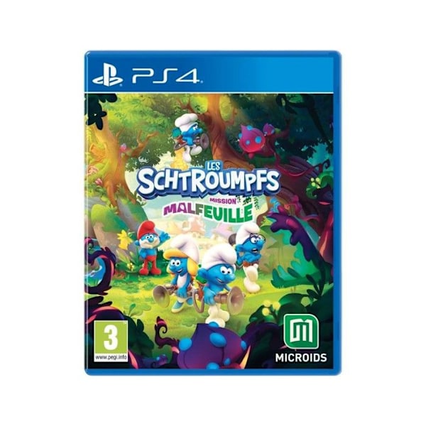 Smurfs-malfeuille Ps4-spil - PLAYSTATION 4 - Tag på eventyr og red skoven! - 1 spiller
