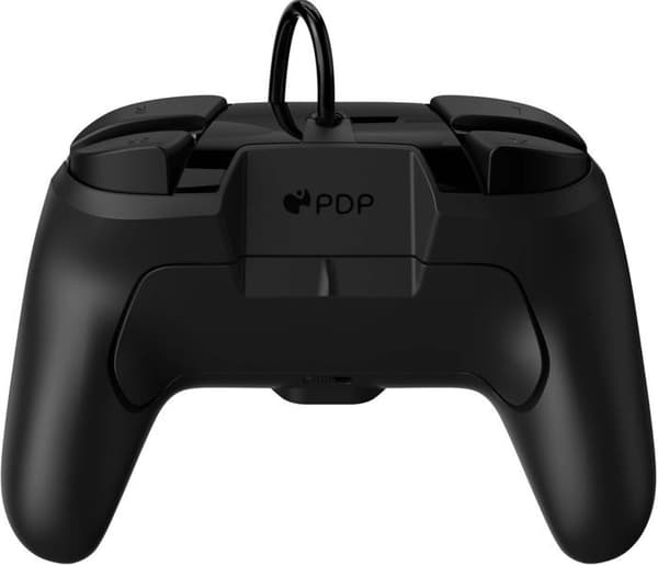 Pdp Faceoff Deluxe Black and White Wired Controller för Nintendo Switch Vit