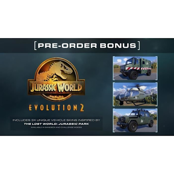 Jurassic World Evolution 2 PS5-peli Vit