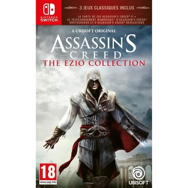 Assassin's Creed Ezio Collection Switch -peli Vit