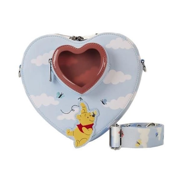 Olkalaukku - LOUNGEFLY - Nalle Puh - Sydänilmapallot - 22,8x21x7,6 cm - Polyuretaani