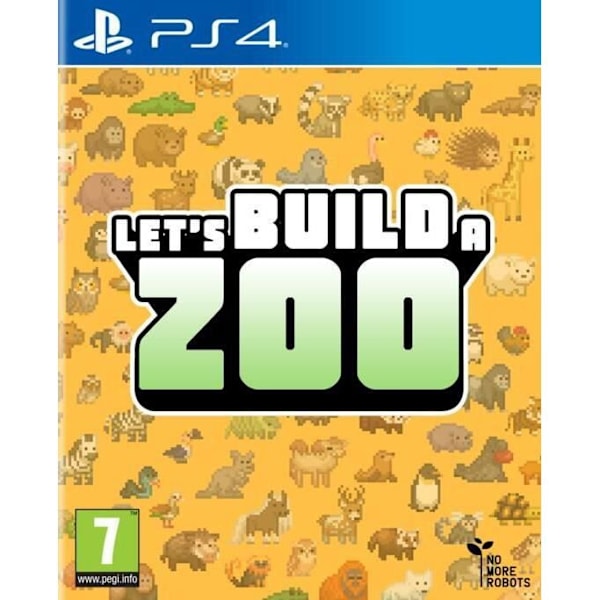 Zoo Management Simulation – Let's Build A Zoo – PS4-peli – Strategia – 7+ – lokakuu 2021