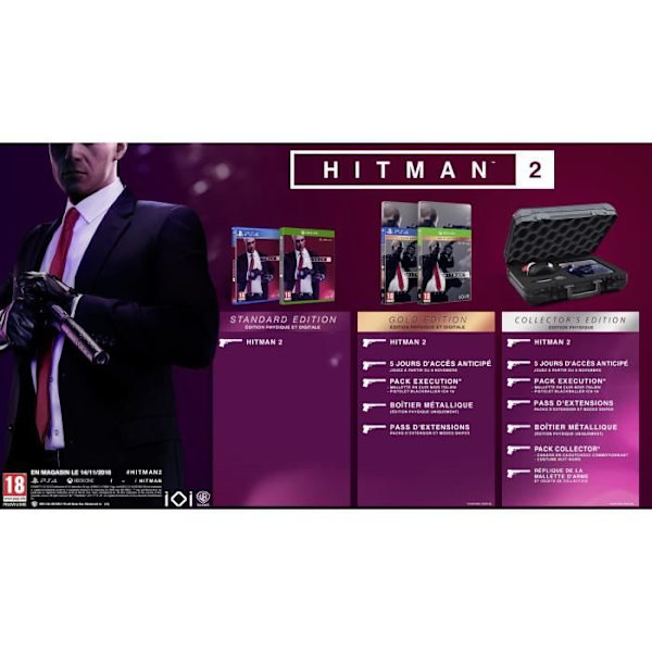Hitman 2 Xbox One-spel Vit