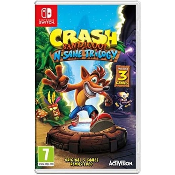Nintendo Switch-spel - Crash Bandicoot N-Sane Trilogy NS