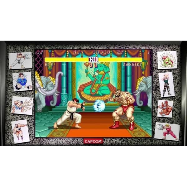 Street Fighter 30th Anniversary Collection PS4-spel Vit