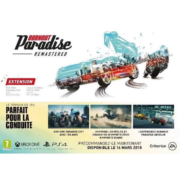 Burnout Paradise: Remastered Spil Xbox One Vit