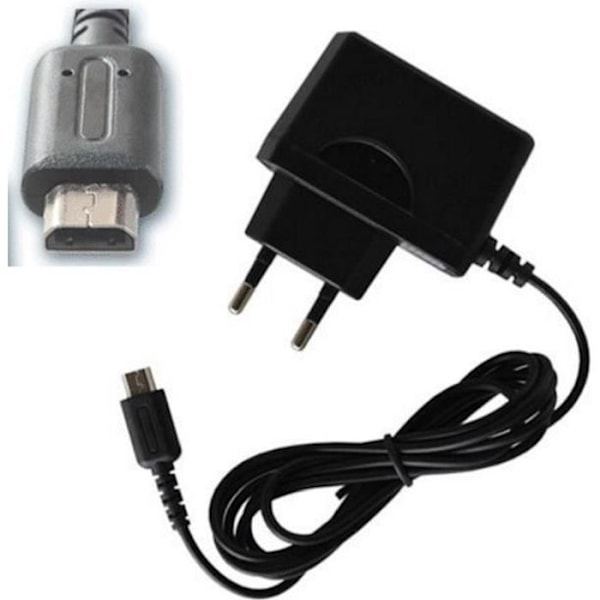 Oplader - Nintendo - DS Lite - Sort - Kable - Kompatibel US/JAP/Europa