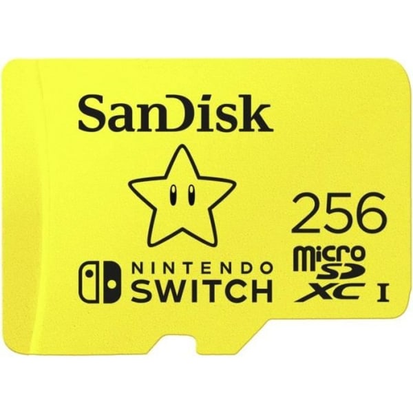 SANDISK Extreme 256GB microSDXC minneskort för Nintendo Switch - V30/U3/C10/R100/W90