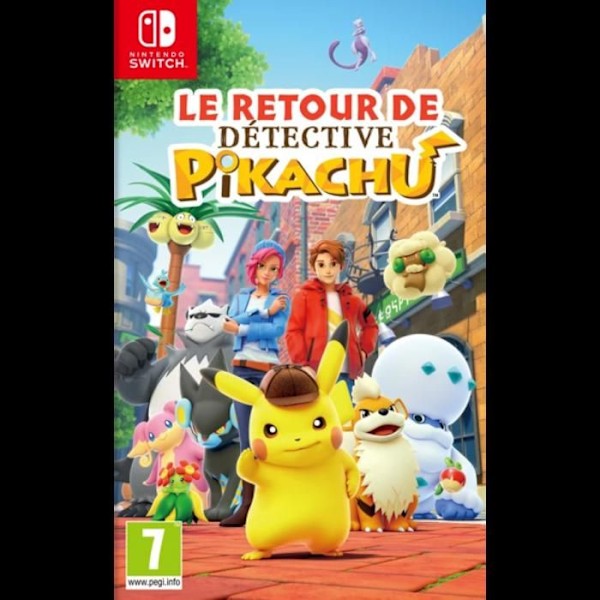 Videopeli - NINTENDO - Detective Pikachu Returns - Standard Edition - Seikkailu - 1 pelaaja