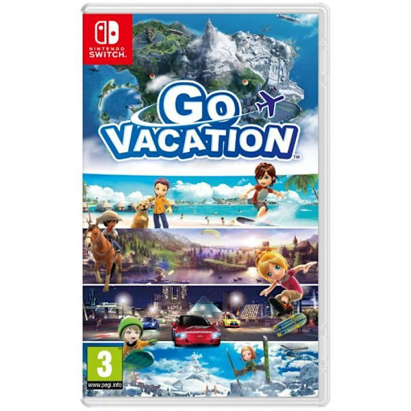 Go Vacation • Nintendo Switch -peli Vit