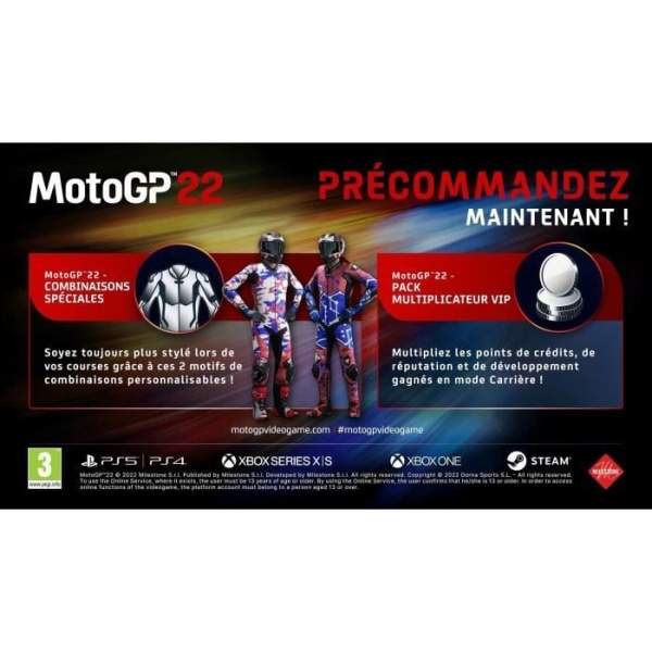 MotoGP 22 Day One Edition Xbox Series X / Xbox One-spel