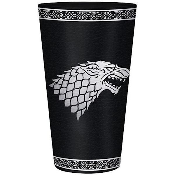 Glas - Game Of Thrones - Winter Is Coming - Sort - Tåler opvaskemaskine - 1 stk Svart