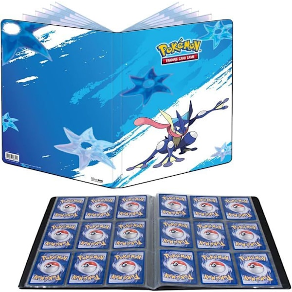 Portefeuille med 9 lommer - ULTRA PRO - Greninja - Polypropylen - Sort - Unisex Flerfärgad