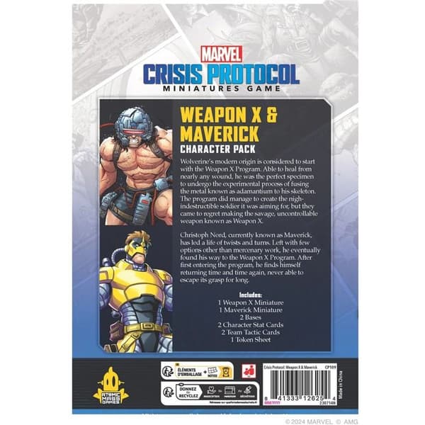 figuriner Marvel Weapon X & Maverick - Crisis Protocol
