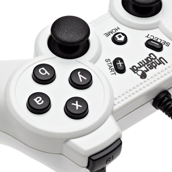 Hvid kablet ekspertcontroller kompatibel med Wii/WiiU